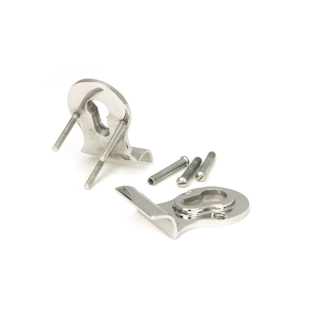 From The Anvil Door Furniture Polished Marine SS (316) / Euro Profile Cylinder Pull From The Anvil - Polished Marine SS (316) 50mm Euro Door Pull (Back to Back fixings)