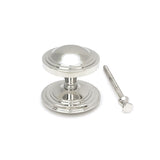 From The Anvil Door Furniture Polished Marine SS (316) / Art Deco Centre Door Knob From The Anvil - Polished Marine SS (316) Art Deco Centre Door Knob
