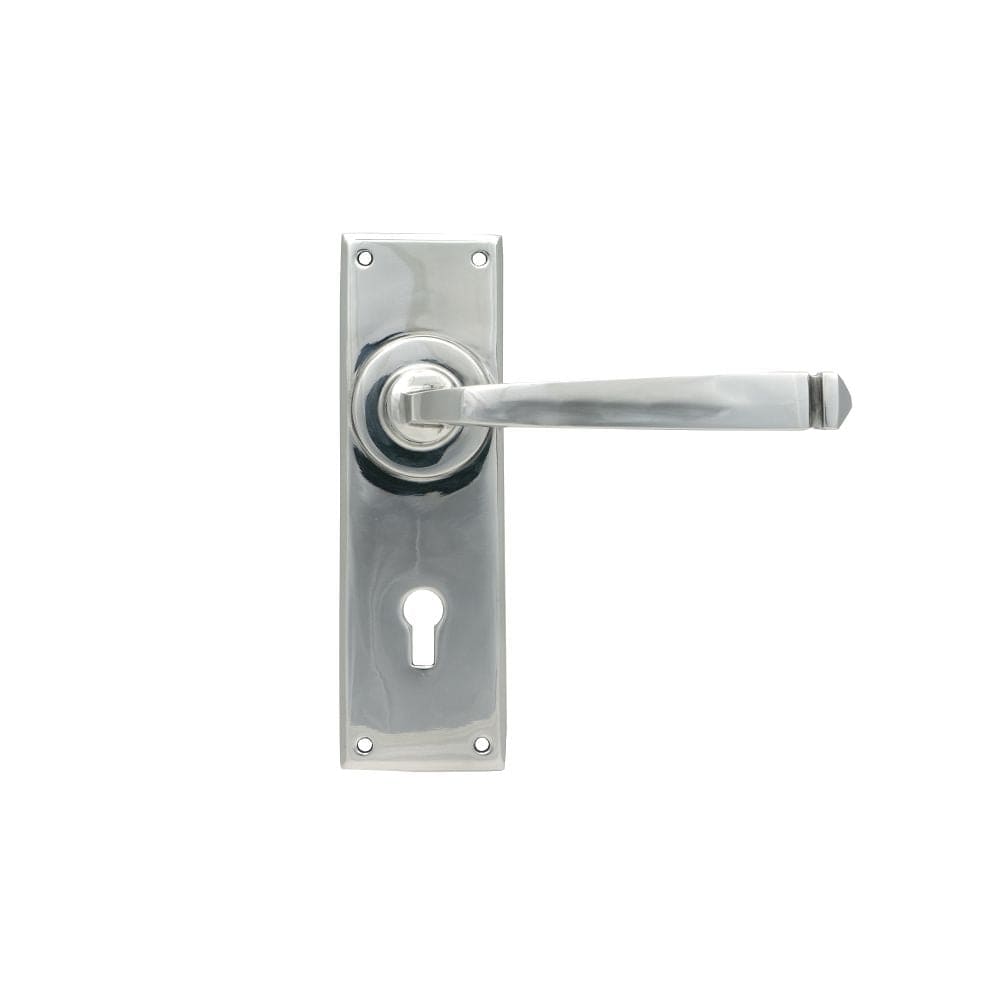 From The Anvil Door Furniture Polished Marine SS (316) / Std. Lock Handles From The Anvil - Polished Marine SS (316) Avon Lever Lock Set
