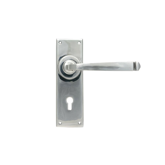 From The Anvil Door Furniture Polished Marine SS (316) / Std. Lock Handles From The Anvil - Polished Marine SS (316) Avon Lever Lock Set