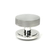 From The Anvil Door Furniture Polished Marine SS (316) / Art Deco Centre Door Knob From The Anvil - Polished Marine SS (316) Brompton Centre Door Knob (Art Deco)