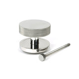 From The Anvil Door Furniture Polished Marine SS (316) From The Anvil - Polished Marine SS (316) Brompton Centre Door Knob (Plain)