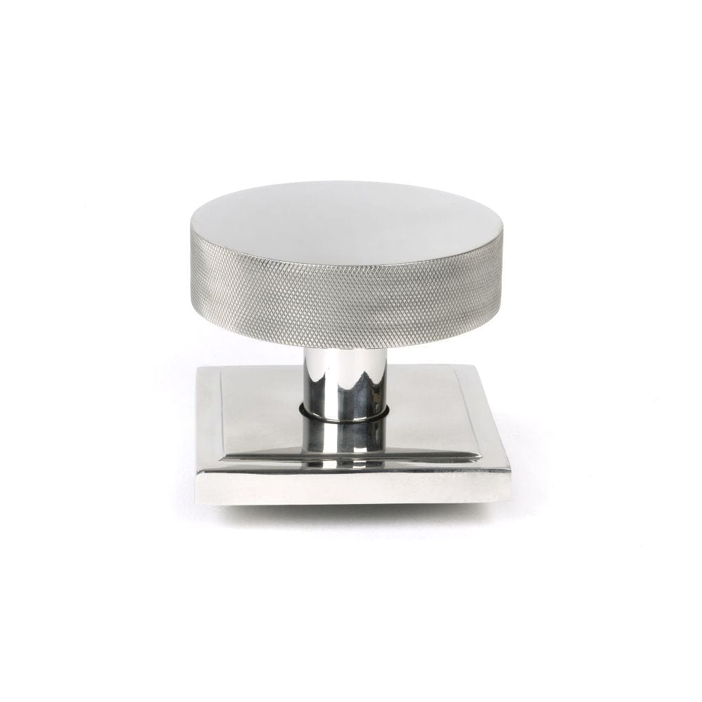 From The Anvil Door Furniture Polished Marine SS (316) / Square Centre Door Knob From The Anvil - Polished Marine SS (316) Brompton Centre Door Knob (Square)