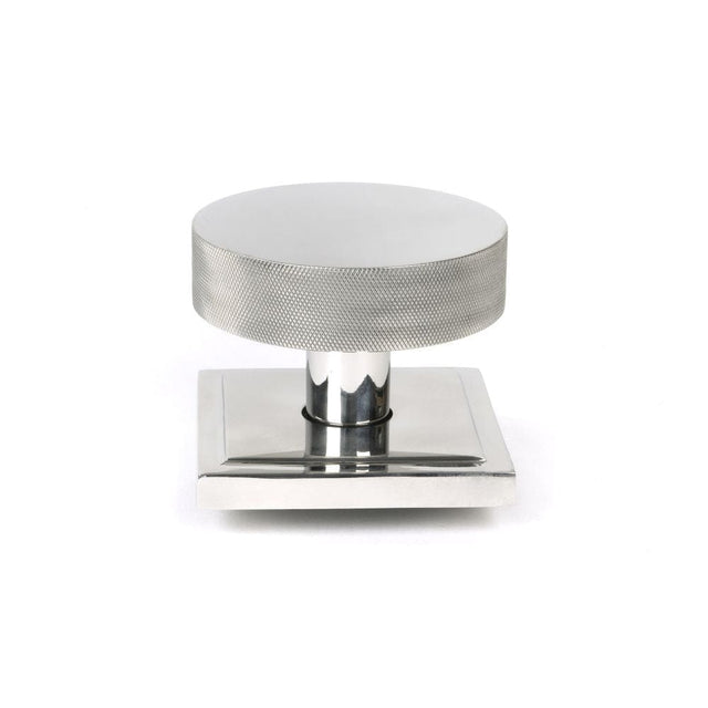 From The Anvil Door Furniture Polished Marine SS (316) / Square Centre Door Knob From The Anvil - Polished Marine SS (316) Brompton Centre Door Knob (Square)