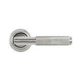 From The Anvil Door Furniture Polished Marine SS (316) / Round Rose From The Anvil - Polished Marine SS (316) Brompton Lever on Rose Set (Art Deco)