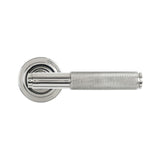 From The Anvil Door Furniture Polished Marine SS (316) / Round Rose From The Anvil - Polished Marine SS (316) Brompton Lever on Rose Set (Art Deco) - Unsprung