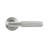 From The Anvil Door Furniture Polished Marine SS (316) / Round Rose From The Anvil - Polished Marine SS (316) Brompton Lever on Rose Set (Beehive)