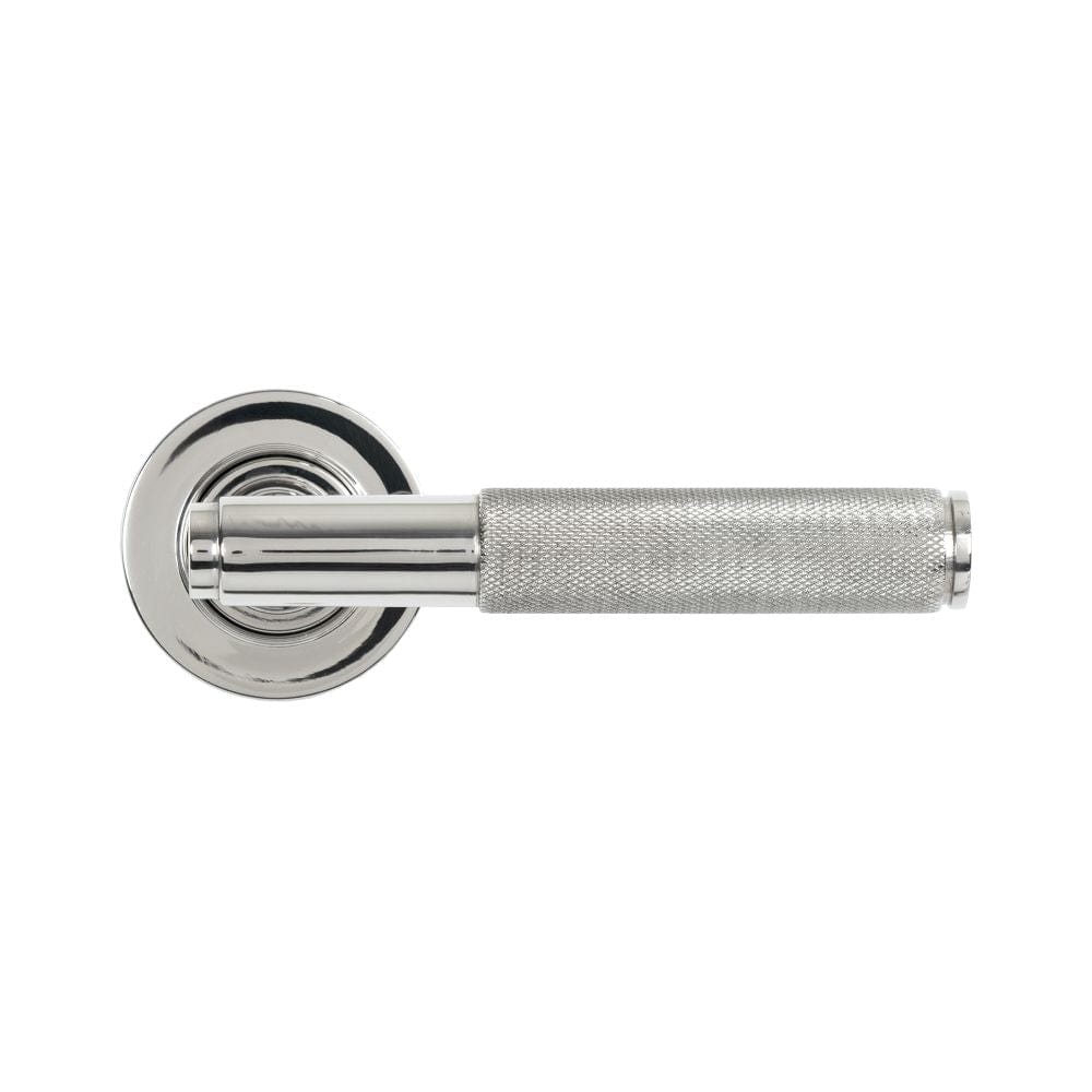 From The Anvil Door Furniture Polished Marine SS (316) / Round Rose From The Anvil - Polished Marine SS (316) Brompton Lever on Rose Set (Plain)
