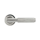 From The Anvil Door Furniture Polished Marine SS (316) / Round Rose From The Anvil - Polished Marine SS (316) Brompton Lever on Rose Set (Plain)