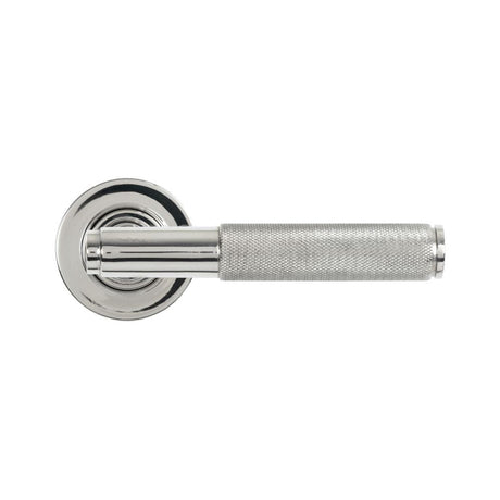 From The Anvil Door Furniture Polished Marine SS (316) / Round Rose From The Anvil - Polished Marine SS (316) Brompton Lever on Rose Set (Plain)