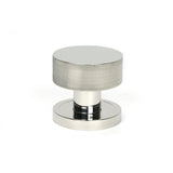 From The Anvil Door Furniture Polished Marine SS (316) / Mortice/Rim Knobs From The Anvil - Polished Marine SS (316) Brompton Mortice/Rim Knob Set (Plain)
