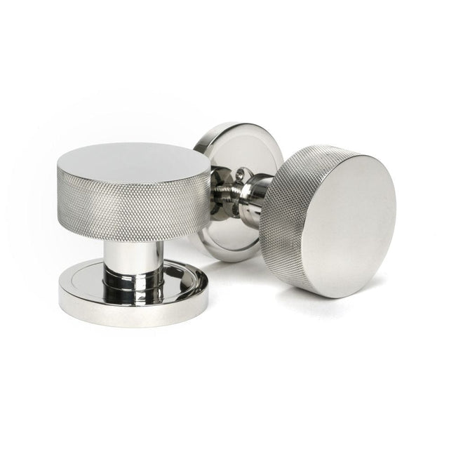 From The Anvil Door Furniture Polished Marine SS (316) / Mortice/Rim Knobs From The Anvil - Polished Marine SS (316) Brompton Mortice/Rim Knob Set (Plain)