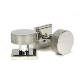 From The Anvil Door Furniture Polished Marine SS (316) / Mortice/Rim Knobs From The Anvil - Polished Marine SS (316) Brompton Mortice/Rim Knob Set (Square)