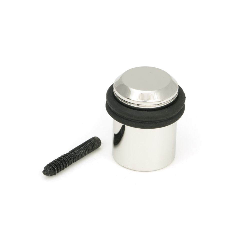 From The Anvil Door Furniture Polished Marine SS (316) / Floor Door Stop From The Anvil - Polished Marine SS (316) Floor Mounted Door Stop
