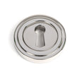 From The Anvil Door Furniture Polished Marine SS (316) / Mortice Key Profile Escutcheons From The Anvil - Polished Marine SS (316) Round Escutcheon (Art Deco)