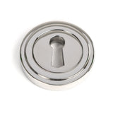 From The Anvil Door Furniture Polished Marine SS (316) / Mortice Key Profile Escutcheons From The Anvil - Polished Marine SS (316) Round Escutcheon (Art Deco)