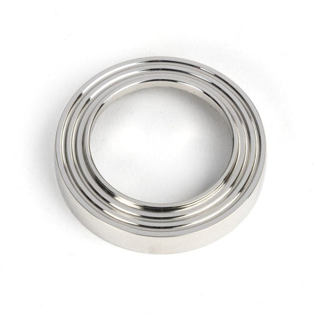 From The Anvil Door Furniture Polished Marine SS (316) / Mortice Key Profile Escutcheons From The Anvil - Polished Marine SS (316) Round Escutcheon (Beehive)
