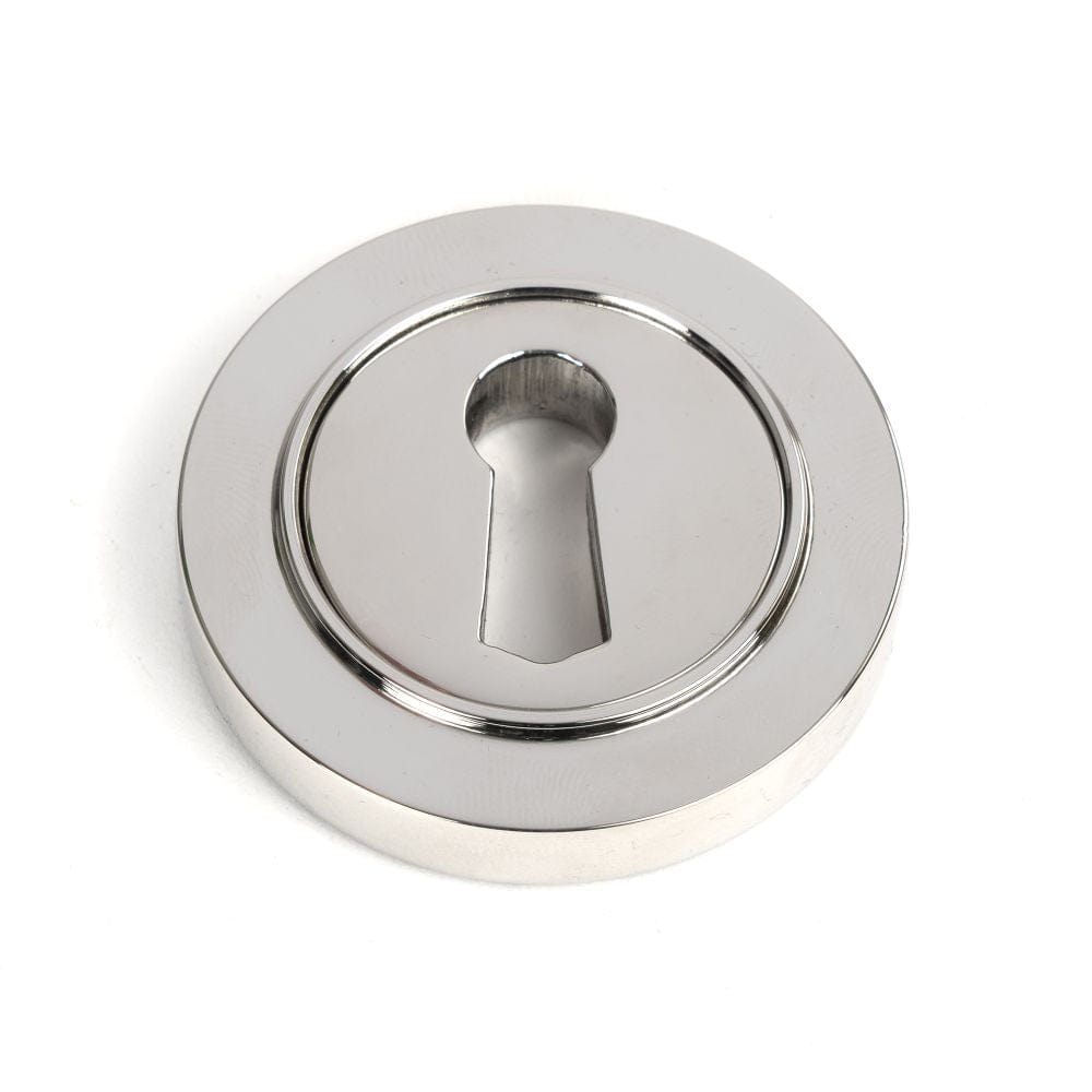 From The Anvil Door Furniture Polished Marine SS (316) / Mortice Key Profile Escutcheons From The Anvil - Polished Marine SS (316) Round Escutcheon (Plain)