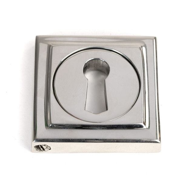 From The Anvil Door Furniture Polished Marine SS (316) / Mortice Key Profile Escutcheons From The Anvil - Polished Marine SS (316) Round Escutcheon (Square)