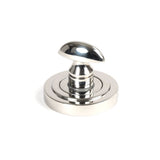 From The Anvil Door Furniture Polished Marine SS (316) / No From The Anvil - Polished Marine SS (316) Round Thumbturn Set (Art Deco)