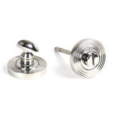 From The Anvil Door Furniture Polished Marine SS (316) / No From The Anvil - Polished Marine SS (316) Round Thumbturn Set (Beehive)