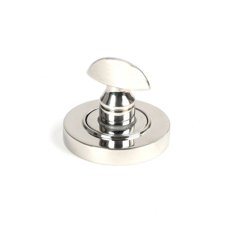 From The Anvil Door Furniture Polished Marine SS (316) / No From The Anvil - Polished Marine SS (316) Round Thumbturn Set (Plain)