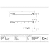 From The Anvil Window Furniture Polished Nickel / 10"/250mm From The Anvil - Polished Nickel 10" Hinton Stay