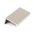 From The Anvil Cabinet Hardware Polished Nickel / Edge Pull / 100mm From The Anvil - Polished Nickel 100mm Plain Edge Pull