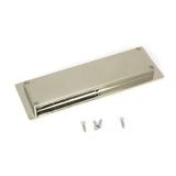 From The Anvil Door Furniture Polished Nickel / Flush Handle / Rectangular From The Anvil - Polished Nickel 175mm Art Deco Rectangular Pull
