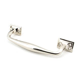 From The Anvil Door Furniture Polished Nickel / Pull Handles (Face Fix) From The Anvil - Polished Nickel 230mm Art Deco Pull Handle