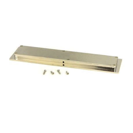 From The Anvil Door Furniture Polished Nickel / Flush Handle / Rectangular From The Anvil - Polished Nickel 250mm Plain Rectangular Pull