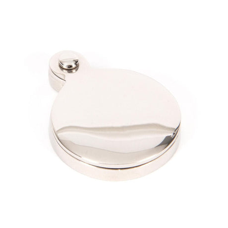 From The Anvil Door Furniture Polished Nickel / Mortice Key Profile Escutcheons From The Anvil - Polished Nickel 30mm Round Escutcheon