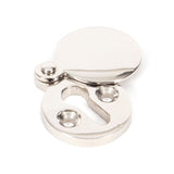 From The Anvil Door Furniture Polished Nickel / Mortice Key Profile Escutcheons From The Anvil - Polished Nickel 30mm Round Escutcheon