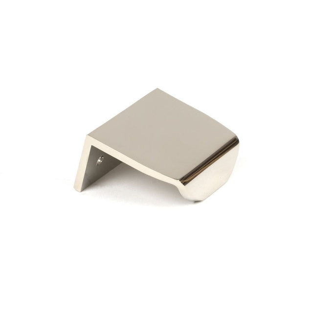 From The Anvil Cabinet Hardware Polished Nickel / Edge Pull / 50mm From The Anvil - Polished Nickel 50mm Moore Edge Pull