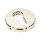 From The Anvil Door Furniture Polished Nickel / Euro Profile Escutcheons From The Anvil - Polished Nickel 52mm Regency Concealed Escutcheon
