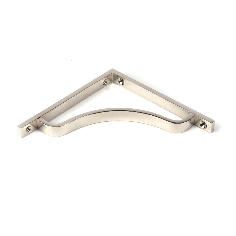 From The Anvil Accessories Polished Nickel / Shelf Brackets / 150 x 150mm From The Anvil - Polished Nickel Abingdon Shelf Bracket (150mm x 150mm)