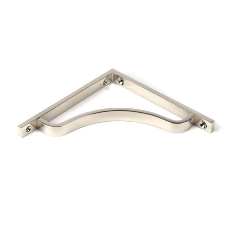 From The Anvil Accessories Polished Nickel / Shelf Brackets / 150 x 150mm From The Anvil - Polished Nickel Abingdon Shelf Bracket (150mm x 150mm)