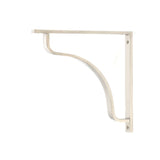From The Anvil Accessories Polished Nickel / Shelf Brackets / 200 x 200mm From The Anvil - Polished Nickel Abingdon Shelf Bracket (200mm x 200mm)