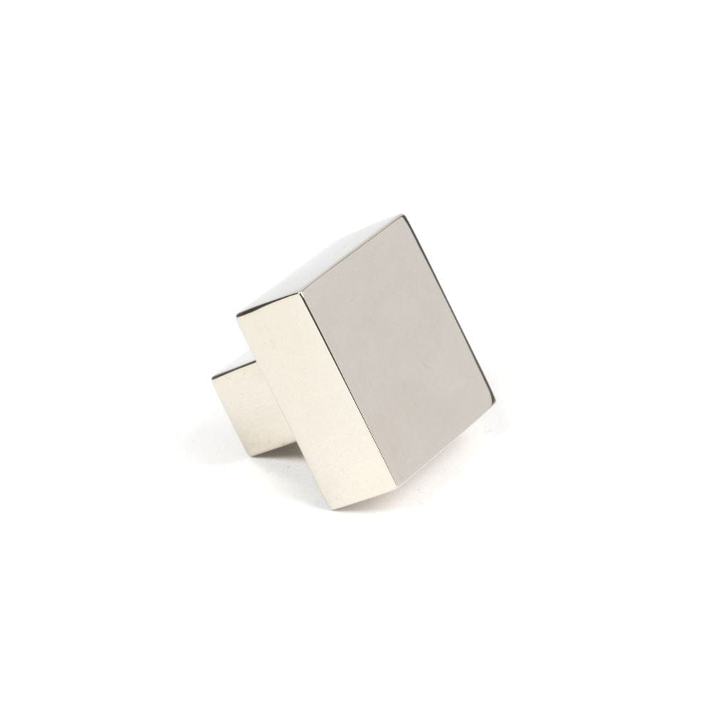 From The Anvil Cabinet Hardware Polished Nickel / Cabinet Knobs / 30mm Dia. From The Anvil - Polished Nickel Albers Cabinet Knob - 30mm