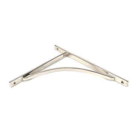 From The Anvil Accessories Polished Nickel / Shelf Brackets / 314 x 250mm From The Anvil - Polished Nickel Apperley Shelf Bracket (314mm x 250mm)