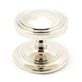 From The Anvil Door Furniture Polished Nickel / Art Deco Centre Door Knob From The Anvil - Polished Nickel Art Deco Centre Door Knob