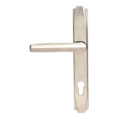 From The Anvil Door Furniture Polished Nickel / Multi Point Lock Set / 92mm c/c From The Anvil - Polished Nickel Art Deco Slimline Lever Espag. Lock Set