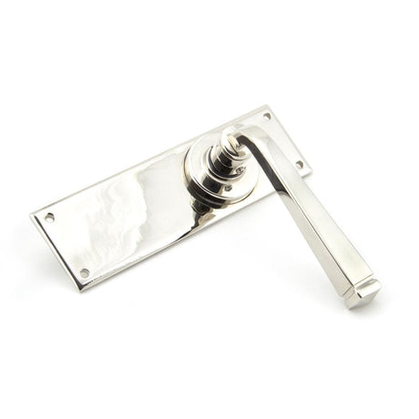 From The Anvil Door Furniture Polished Nickel / Latch Handles From The Anvil - Polished Nickel Avon Lever Latch Set