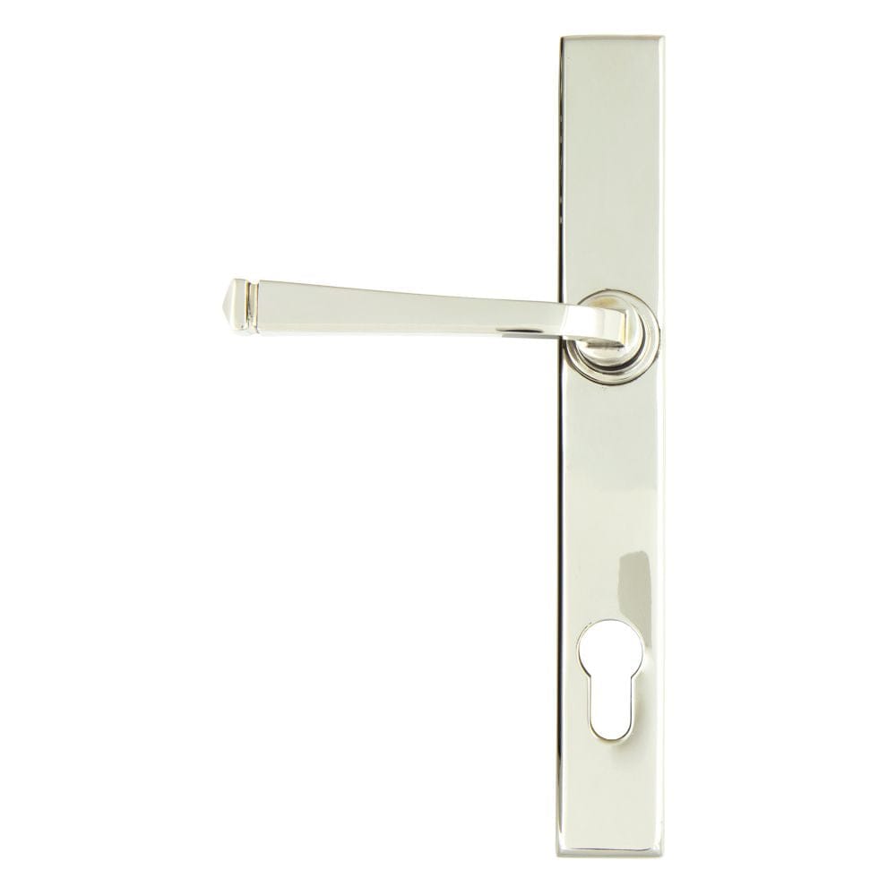 From The Anvil Door Furniture Polished Nickel / Multi Point Lock Set / 92mm c/c From The Anvil - Polished Nickel Avon Slimline Lever Espag. Lock Set