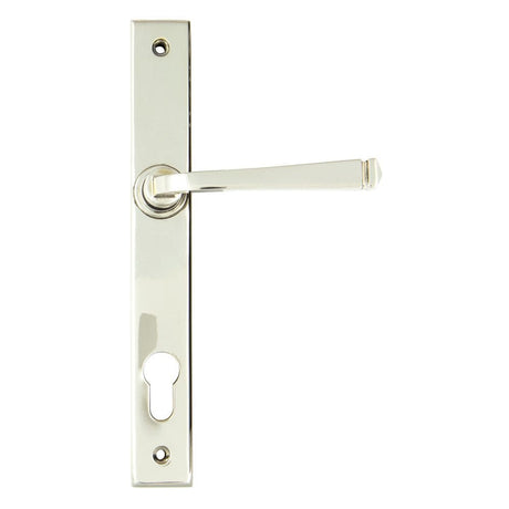 From The Anvil Door Furniture Polished Nickel / Multi Point Lock Set / 92mm c/c From The Anvil - Polished Nickel Avon Slimline Lever Espag. Lock Set