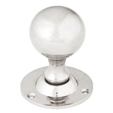 From The Anvil Door Furniture Polished Nickel / Mortice Knobs From The Anvil - Polished Nickel Ball Mortice Knob Set