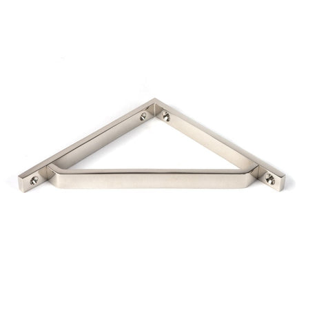 From The Anvil Accessories Polished Nickel / Shelf Brackets / 150 x 150mm From The Anvil - Polished Nickel Barton Shelf Bracket (150mm x 150mm)