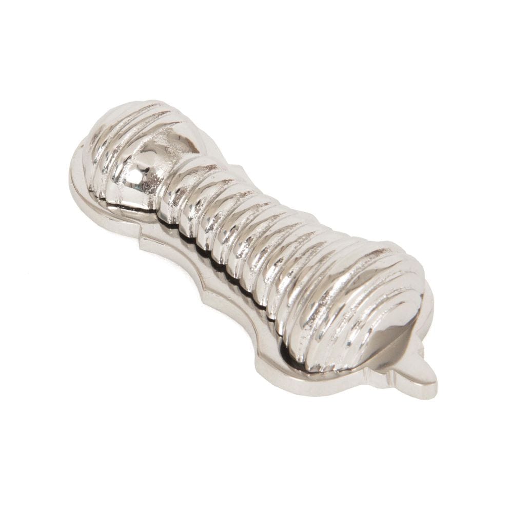 From The Anvil Door Furniture Polished Nickel / Mortice Key Profile Escutcheons From The Anvil - Polished Nickel Beehive Escutcheon
