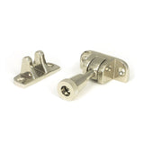 From The Anvil Window Furniture Polished Nickel / Sash Window Brighton Fasteners / Yes From The Anvil - Polished Nickel Brompton Brighton Fastener (Radiused)
