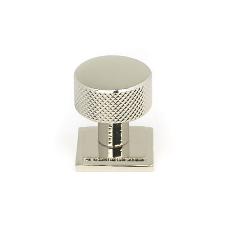 From The Anvil Cabinet Hardware Polished Nickel / Cabinet Knobs / 25mm Dia. From The Anvil - Polished Nickel Brompton Cabinet Knob - 25mm (Square)